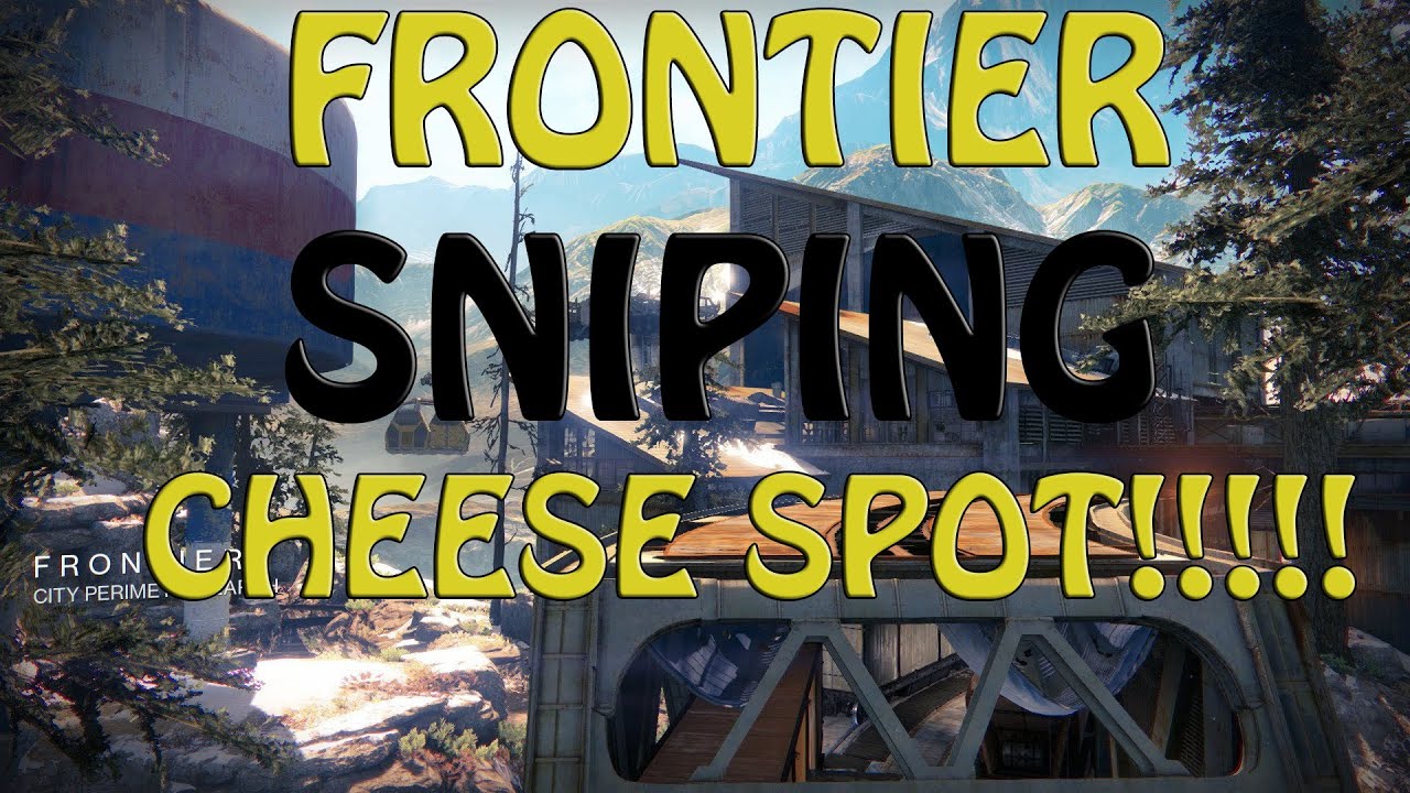 Destiny - Trials of Osiris sniping cheese spot - Frontier map