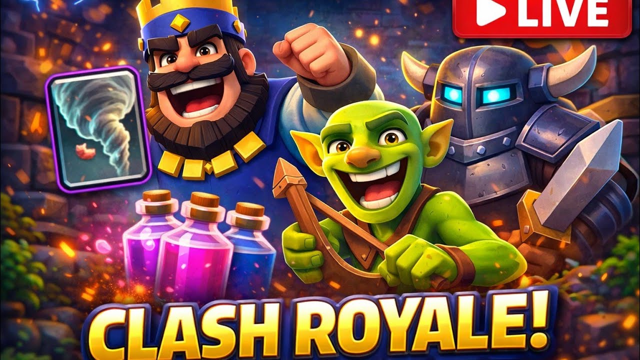 CLASH ROYALE | AO VIVO!! RUMO 10K TROFEIS