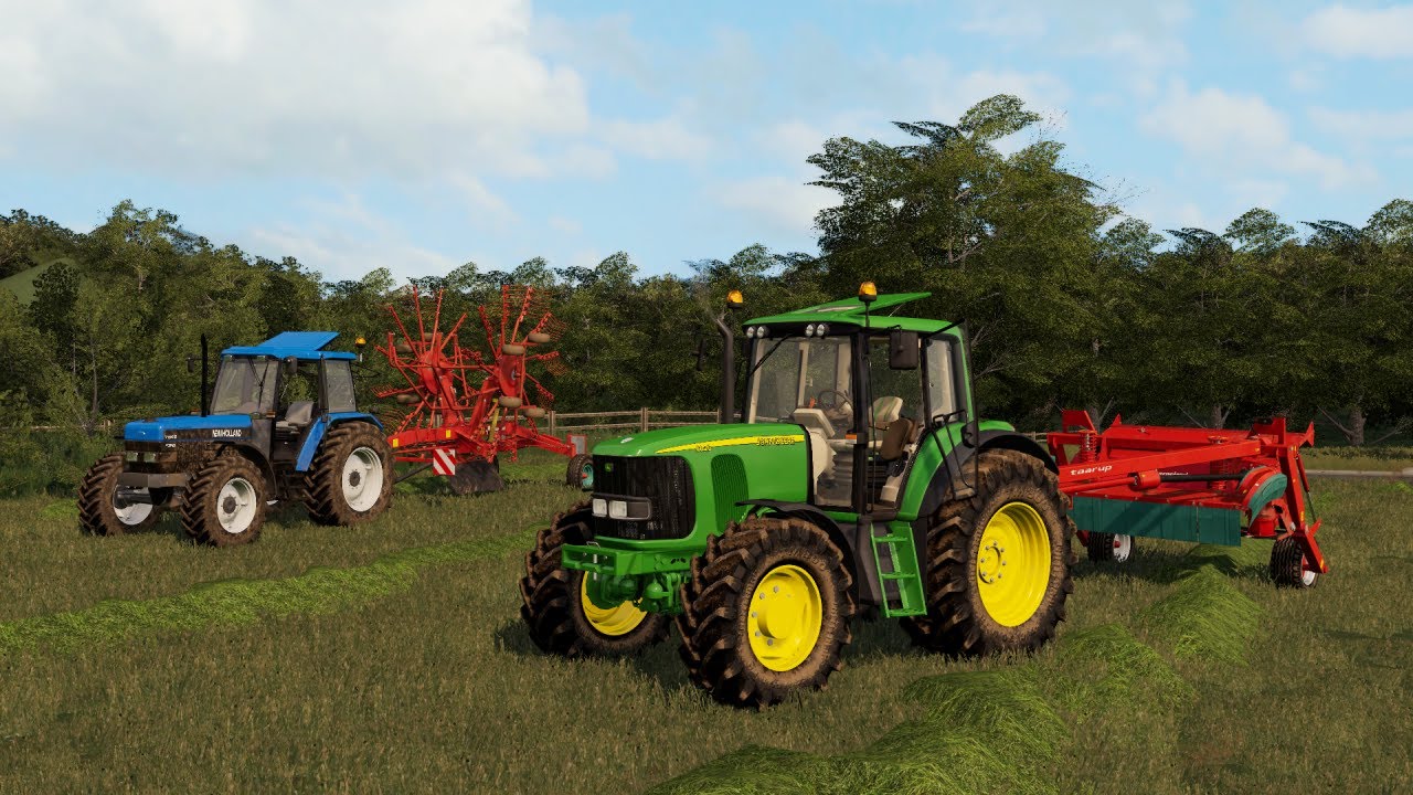 FS19 - Mowing - John Deere 6820