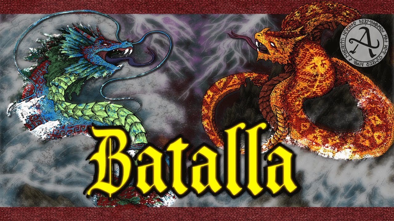 🐉Batalla Cósmica, Trentren y Caicai Vilú | Mitología mapuche, chilena, argentina | 𝐃𝐑𝐀𝐊𝐎𝐌𝐀𝐐𝐔𝐈𝐀🐉