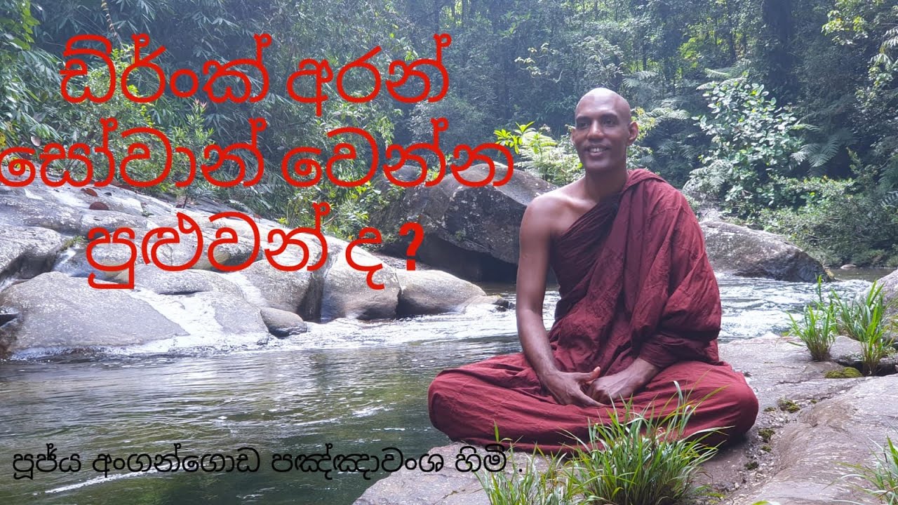 ඩ්‍රිංක් අරන් සෝවාන් වෙන්න පුළුවන් ද ?