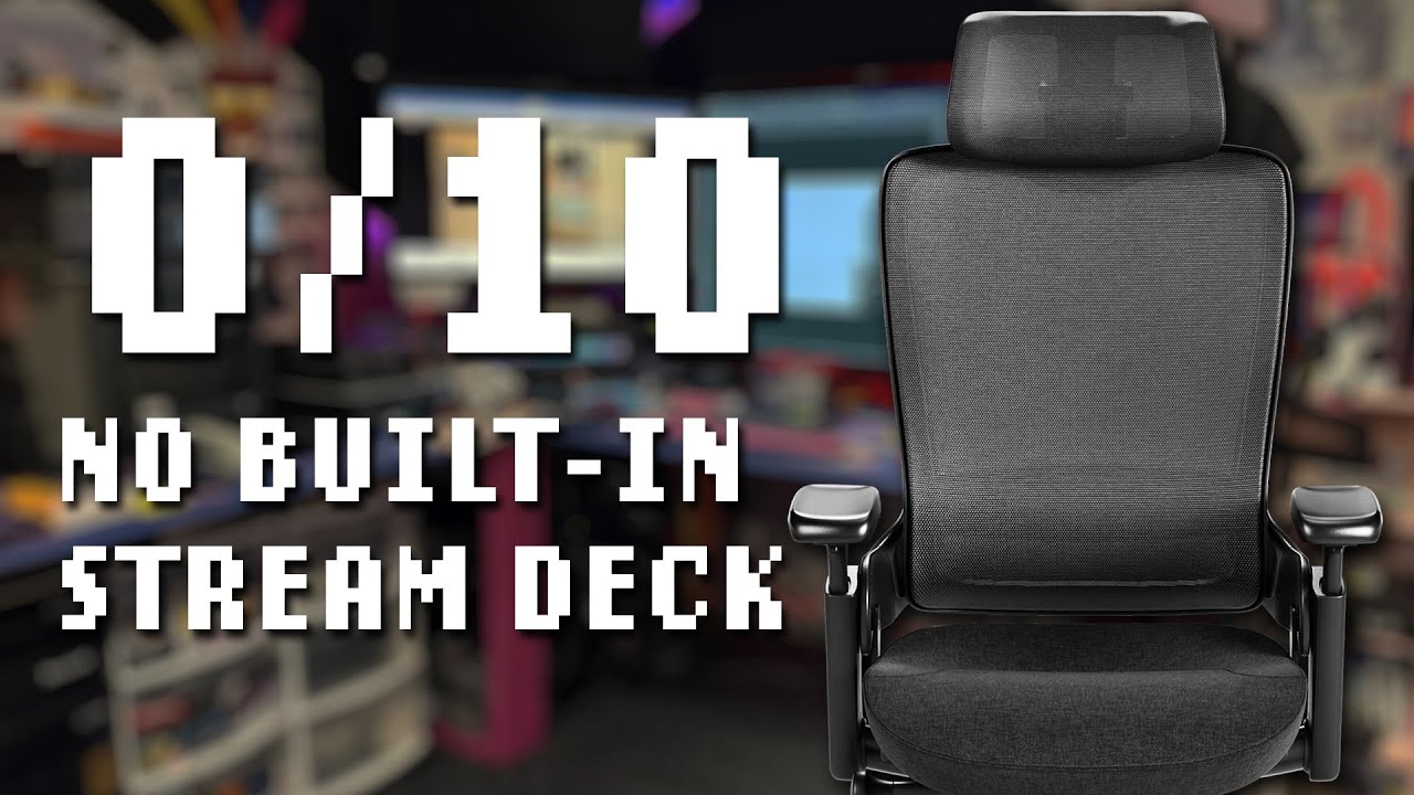 FORGET Gaming Chairs. Sit in this chair. - Elgato Embrace Review