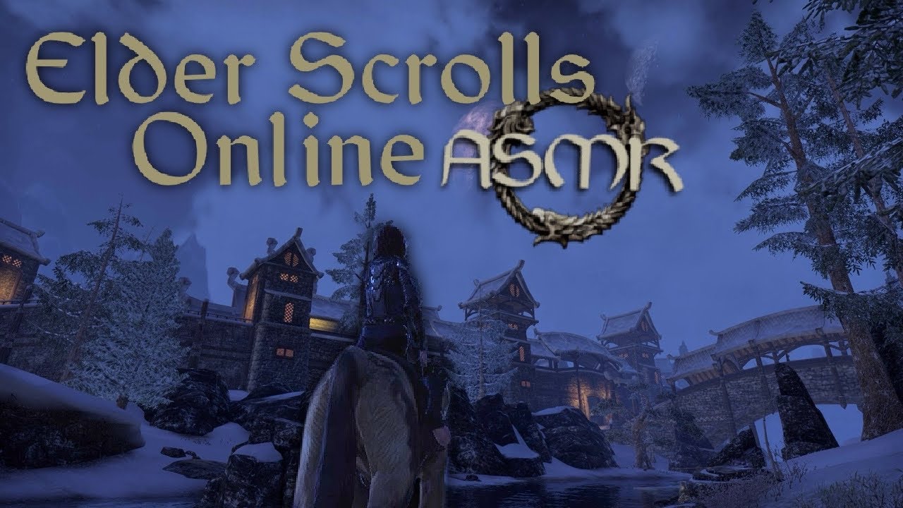 ESO ASMR 💤 Cozy Windhelm Exploration | Whispered Elder Scrolls for Sleep & Relaxation