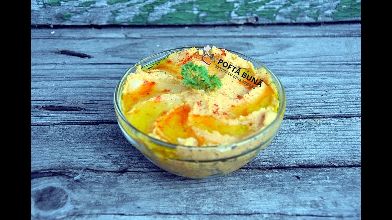 Pasta picanta sau pate de naut,  reteta simpla si rapida, de post