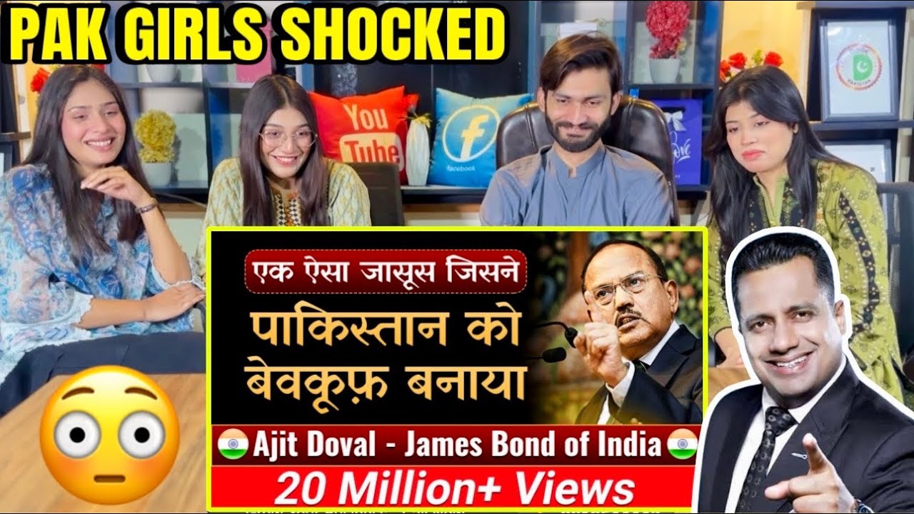 Pakistani Girls Reaction on Case Study on AJIT DOVAL by Dr Vivek Bindra | James Bond of INDIA 🇮🇳