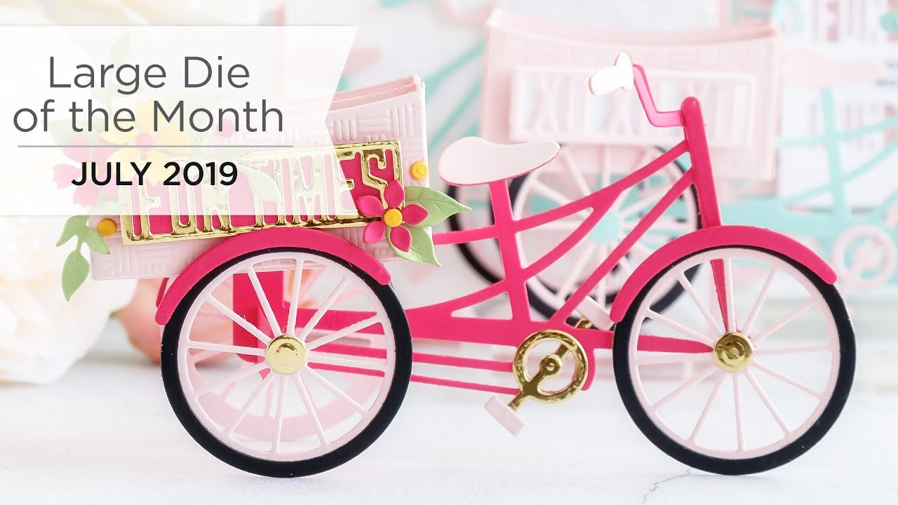 Spellbinders July 2019 Large Die of the Month – 3D Fun Time Cruiser