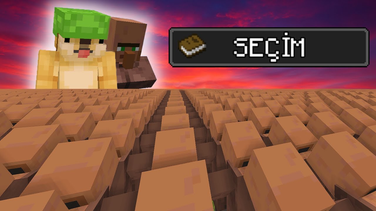 Minecraft'ta Seçimlere Girdik...