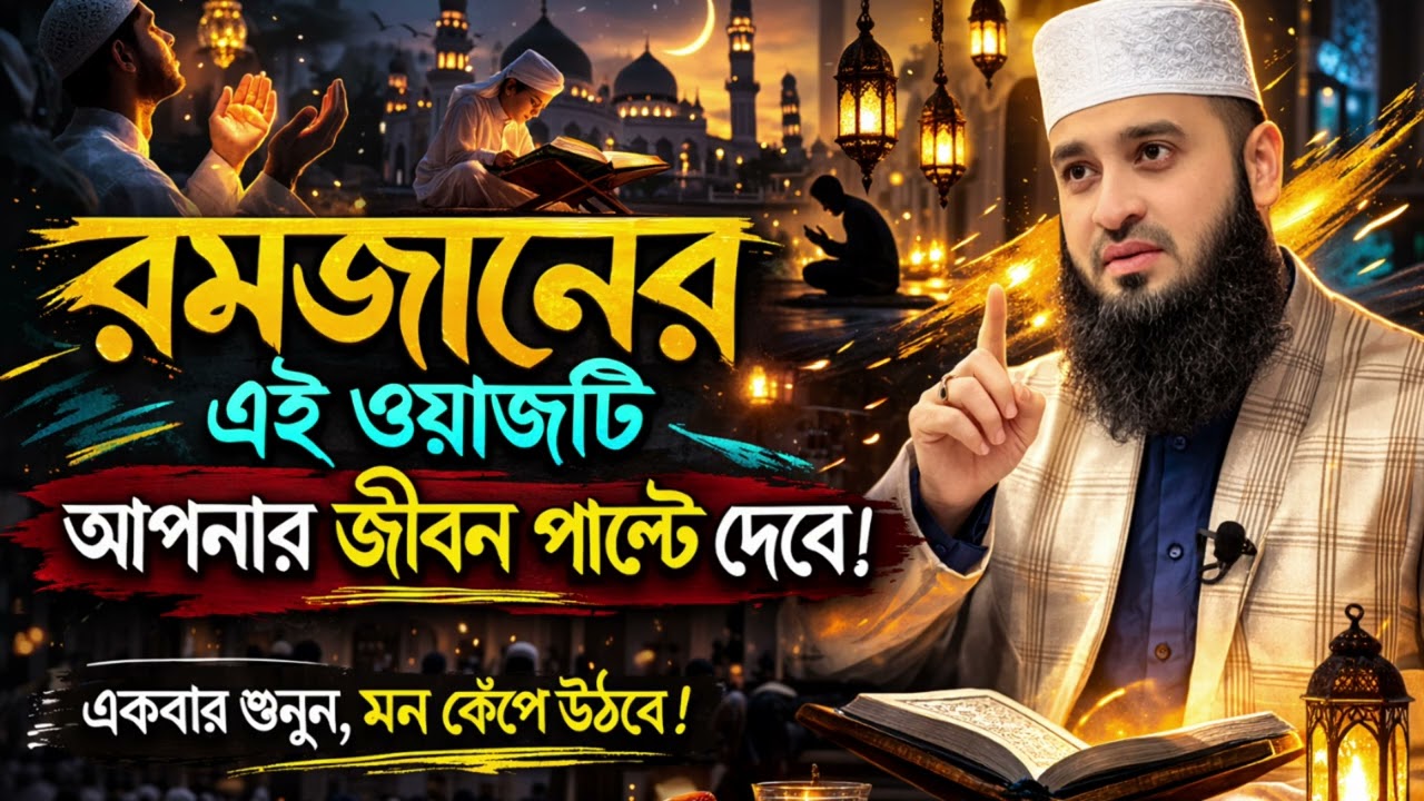 রমজানের এই ওয়াজ না শুনলে আপনি কিছু হারাবেন! একবার শুনুন, জীবন বদলে যাবে | মিজানুর রহমান আযহারী