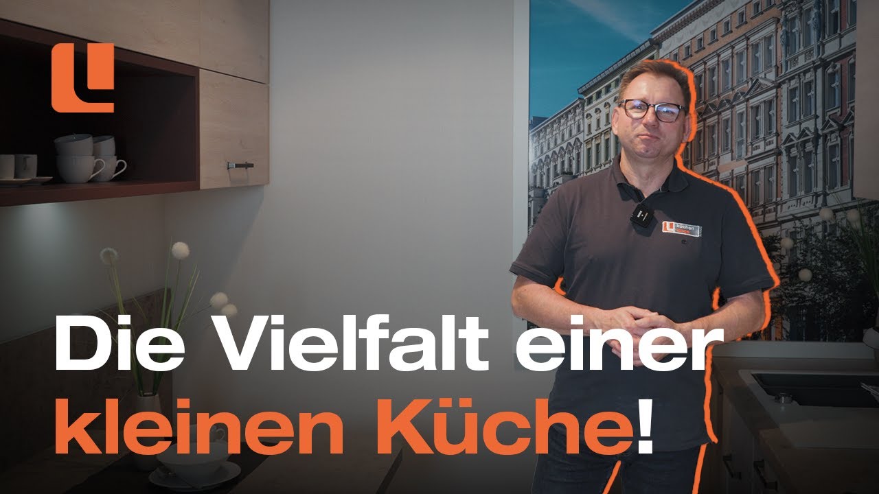 Das ist die perfekte KLEINE K&Uuml;CHE! - wenig Raum clever genutzt ✅