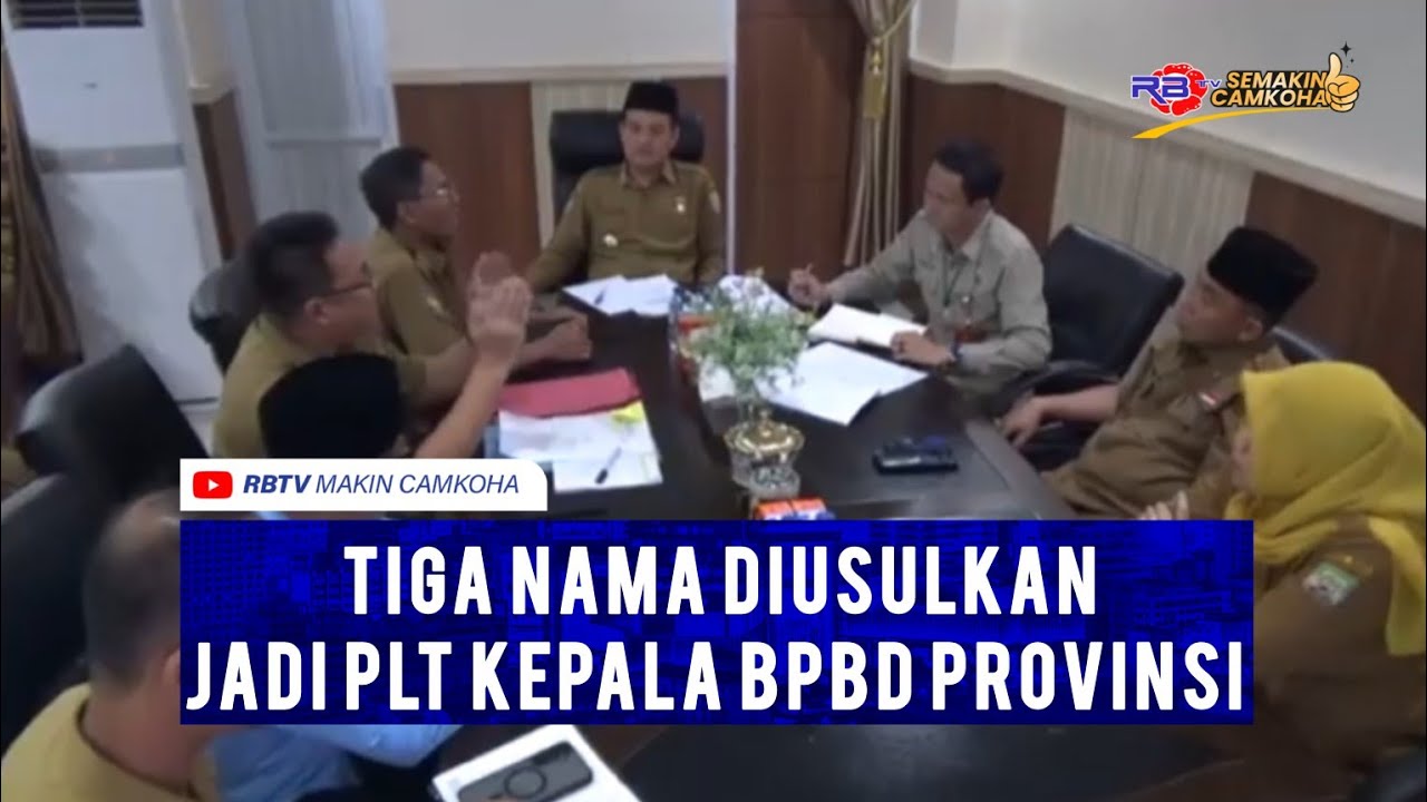 BKD Ajukan Tiga Nama Pejabat untuk Jadi Plt Kepala BPBD