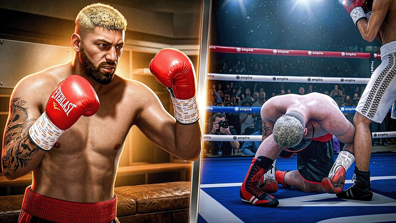 ОДИН УДАР ВЫРУБИЛ ЛЕГЕНДУ... УЖАСНЫЙ НОКАУТ 🥊 КАРЬЕРА в Undisputed #9 (Серега Хмельнов)