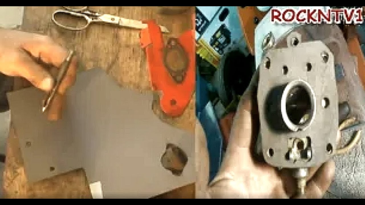 Make Gaskets for small engine how to DIY