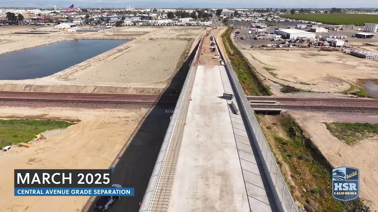 Construction Progress: Central Avenue Grade Separation 📍 Fresno, CA