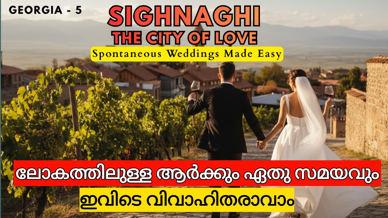 GEORGIA | ലോകത്തിലുള്ള ആർക്കും ഏതു സമയത്തും  ഇവിടെ വിവാഹം കഴിക്കാം