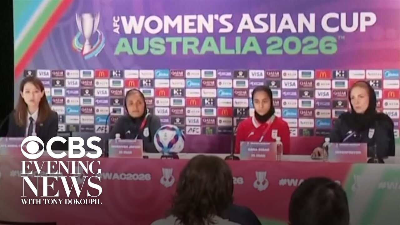 What happened with Iranian women's soccer team in Australia