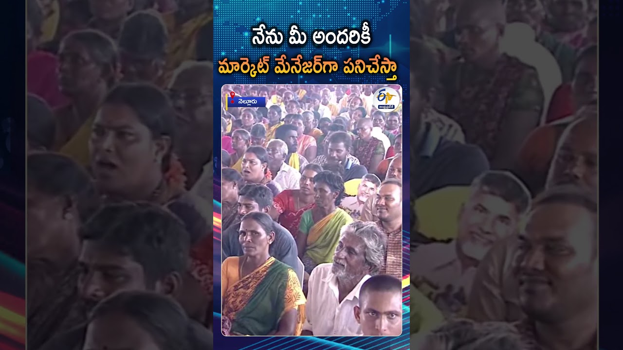 Chandrababu Naidu Says He Will Act As Fishermen Market Manager In Matsyakaarula Seva Program