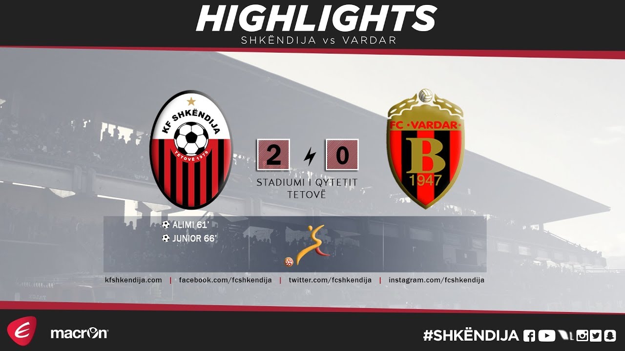 LPFM 2017/18 | 1st Round | Highlights | Shkëndija vs Vardar 2-0