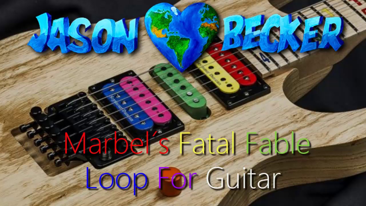 Jason Becker Mabel´s Fatal Fable Alternate Picking Section Loop for Guitar Practice (10 minutes)