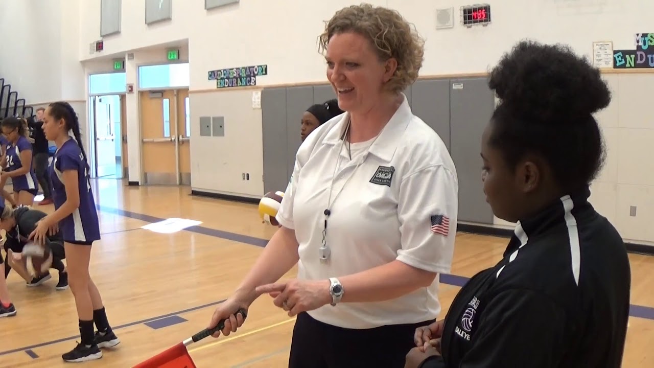 Volleyball Officiating   Single Person Mechanics 2019