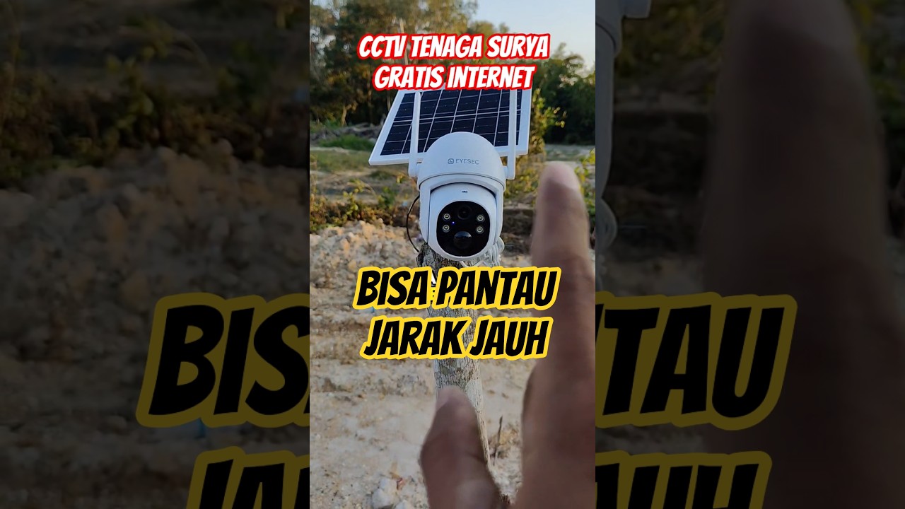 Cctv tenaga Surya gratis internet&nbsp;#cctv #cctvoutdoor&nbsp; #cctvtenagasurya&nbsp; #cctvwaterproof