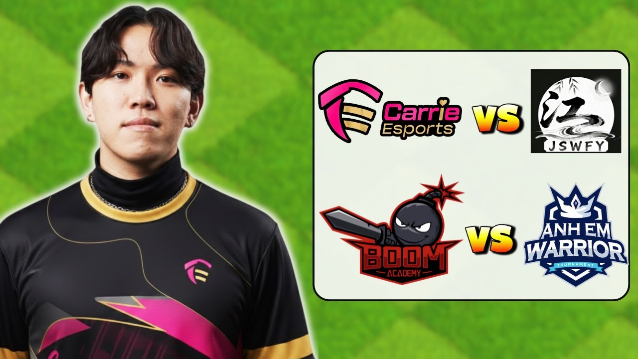 Carrie Esports, Boom Academy and more in  Clash of Clans