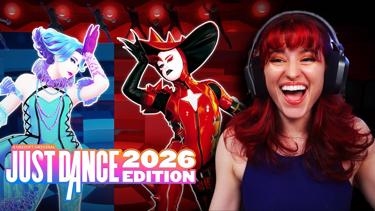 RED VS BLUE?! Reacting to NEW Just Dance 2026 previews & first tries!