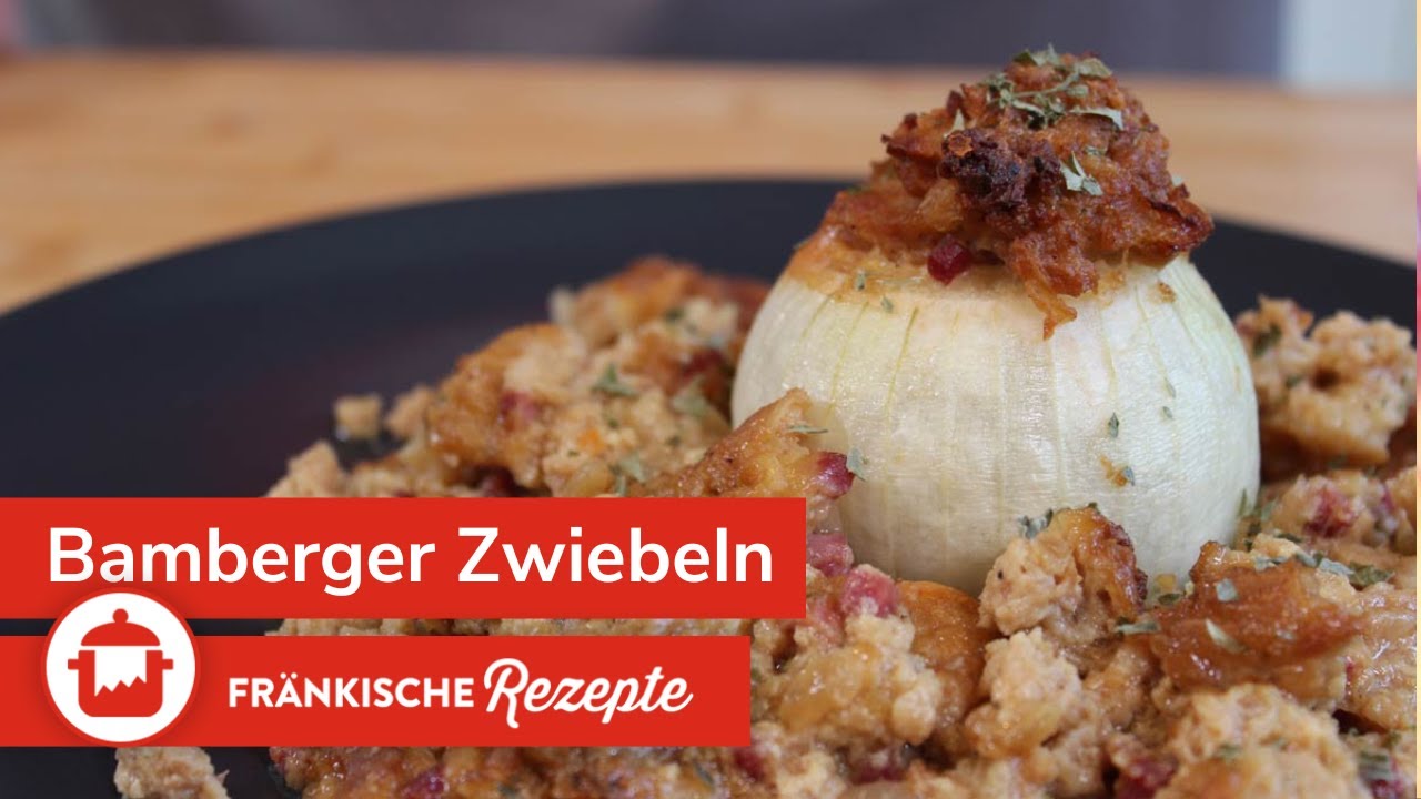 BAMBERGER ZWIEBEL: Gefüllte Zwiebel mit Rauchbier-Soße! 🍺