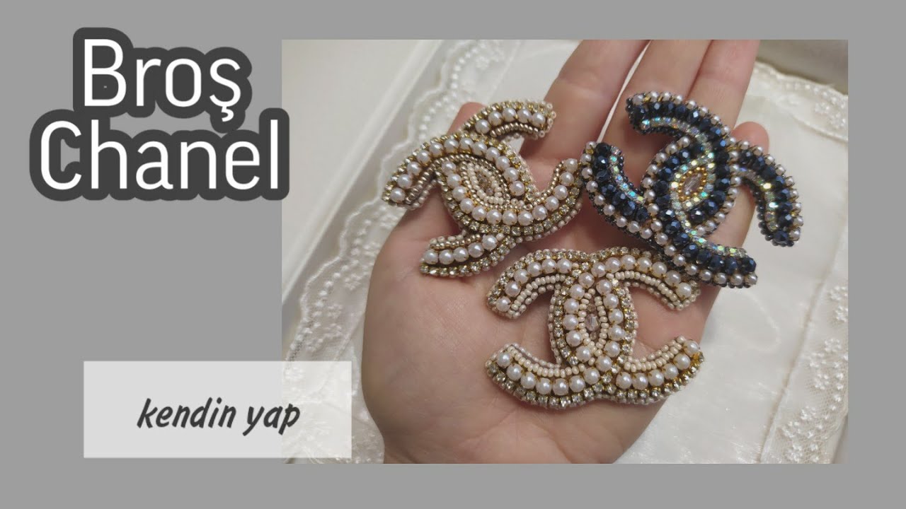 Broş Chanel el yapımı /Брошь Шанель своими руками