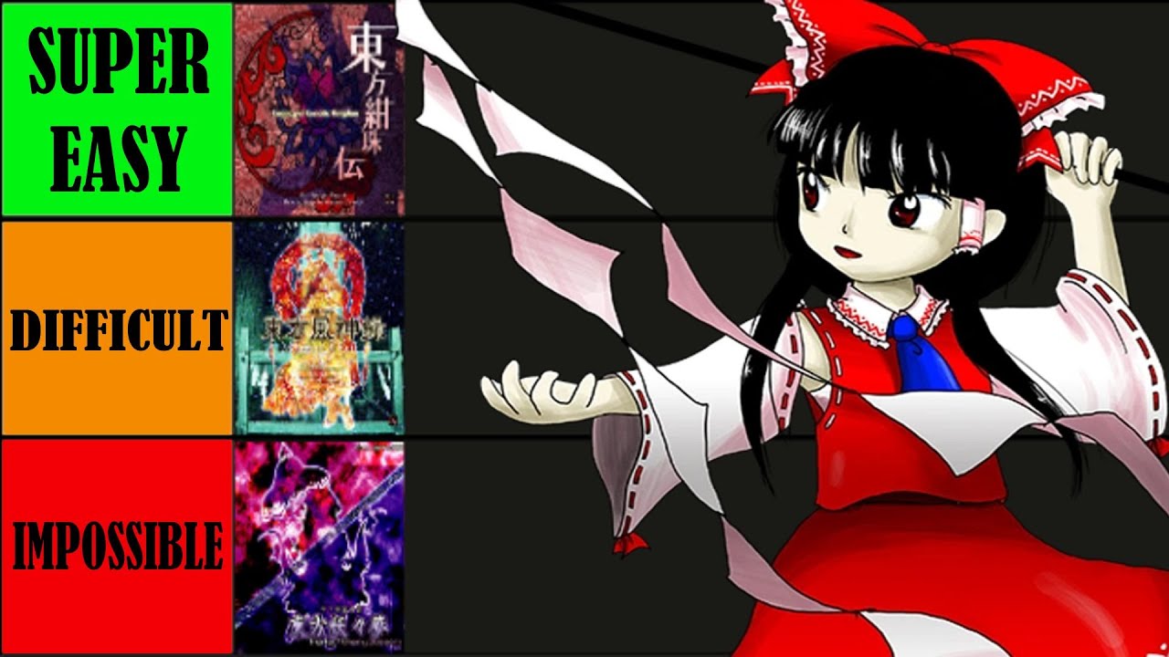 I Played and Ranked Every Mainline Windows Touhou by Difficulty. It Was Painful...