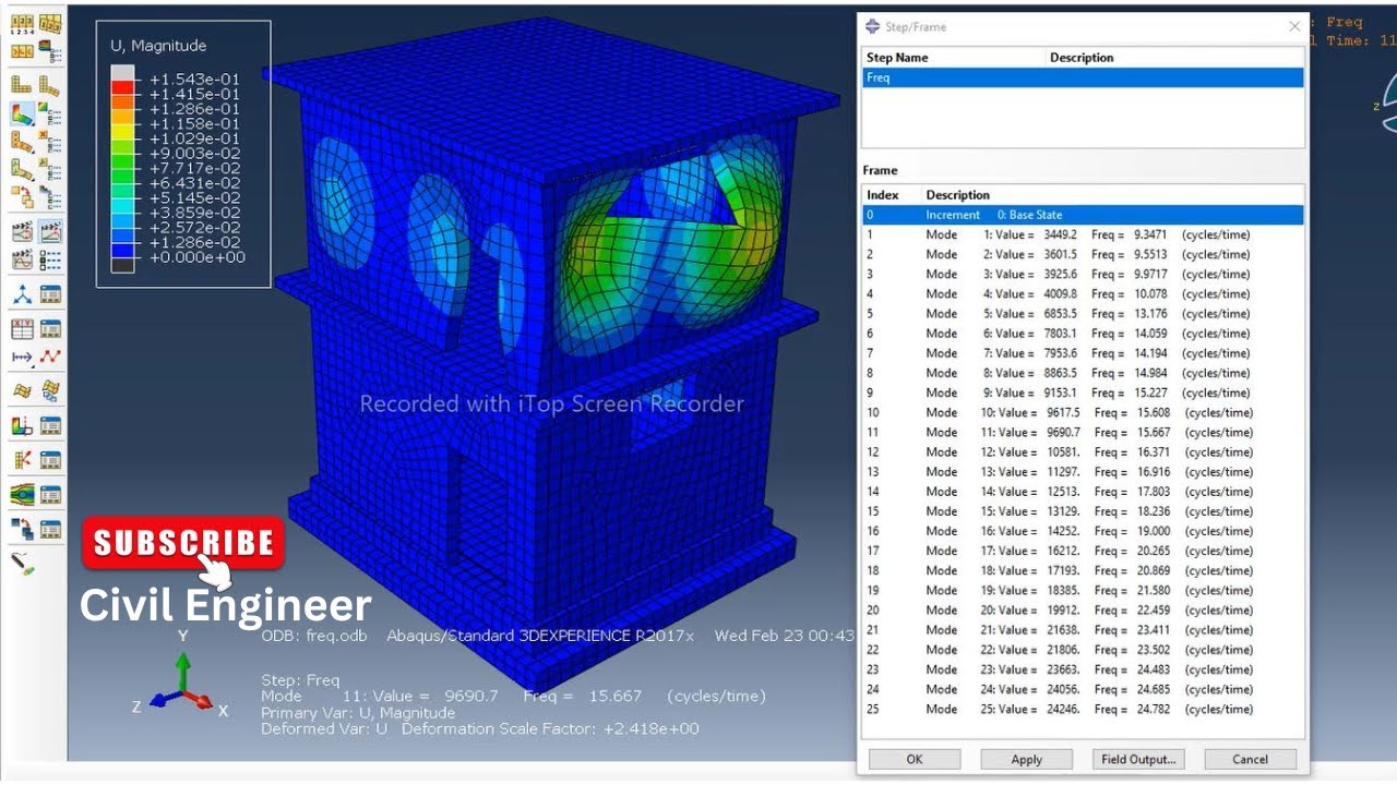 2.  Creating Partition in ABAQUS Brick Masonry Model | ABAQUS FEM| Brick Masonry Modeling