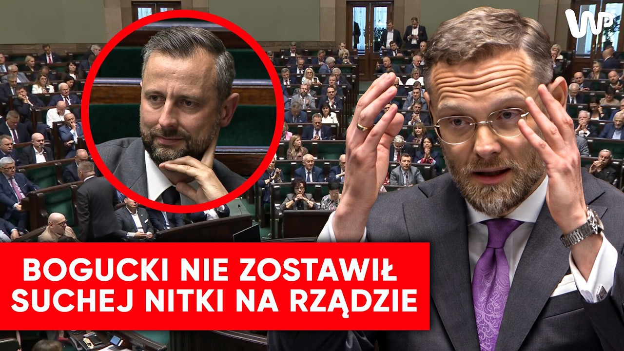 Bogucki nie zostawił suchej nitki na rządzie