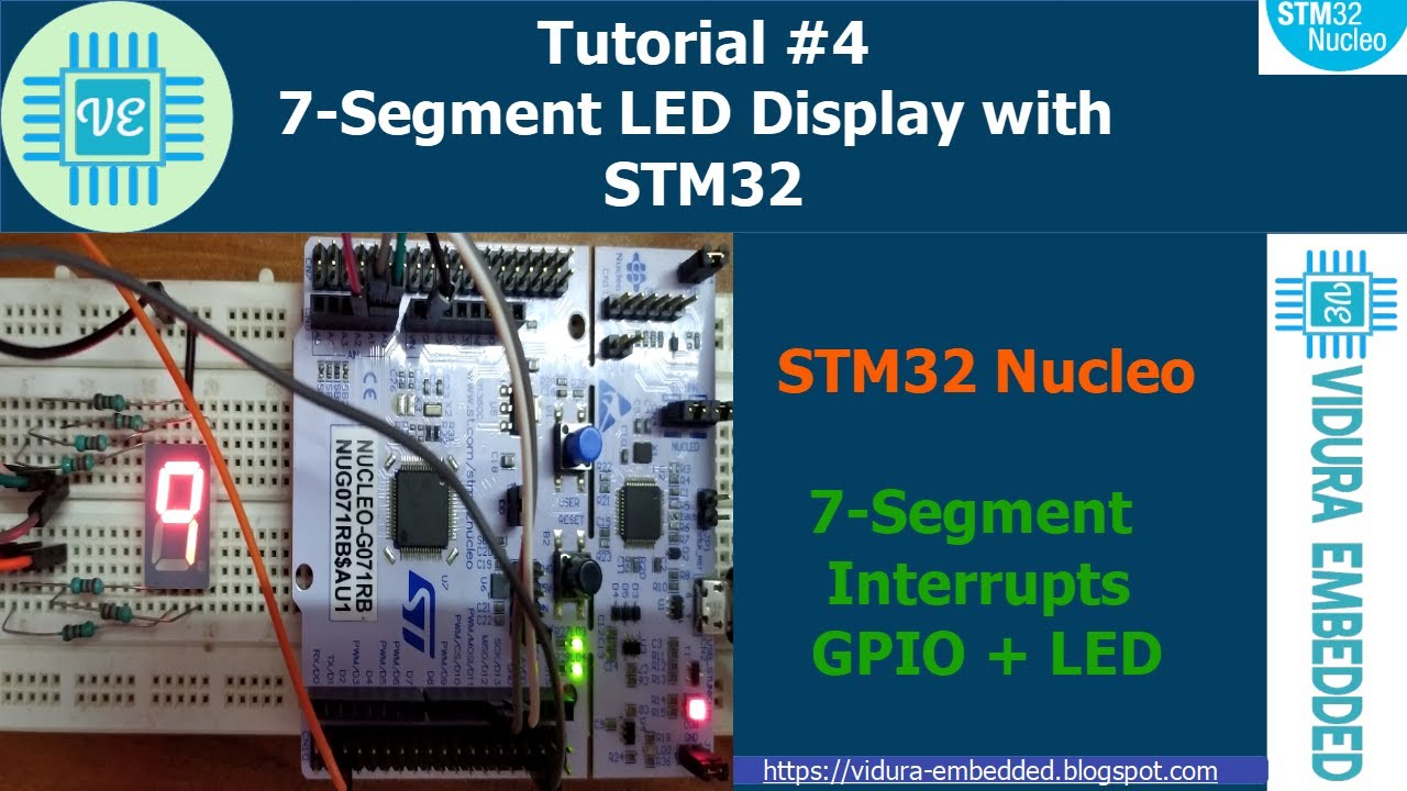 7 Segment Display interfacing with STM32
