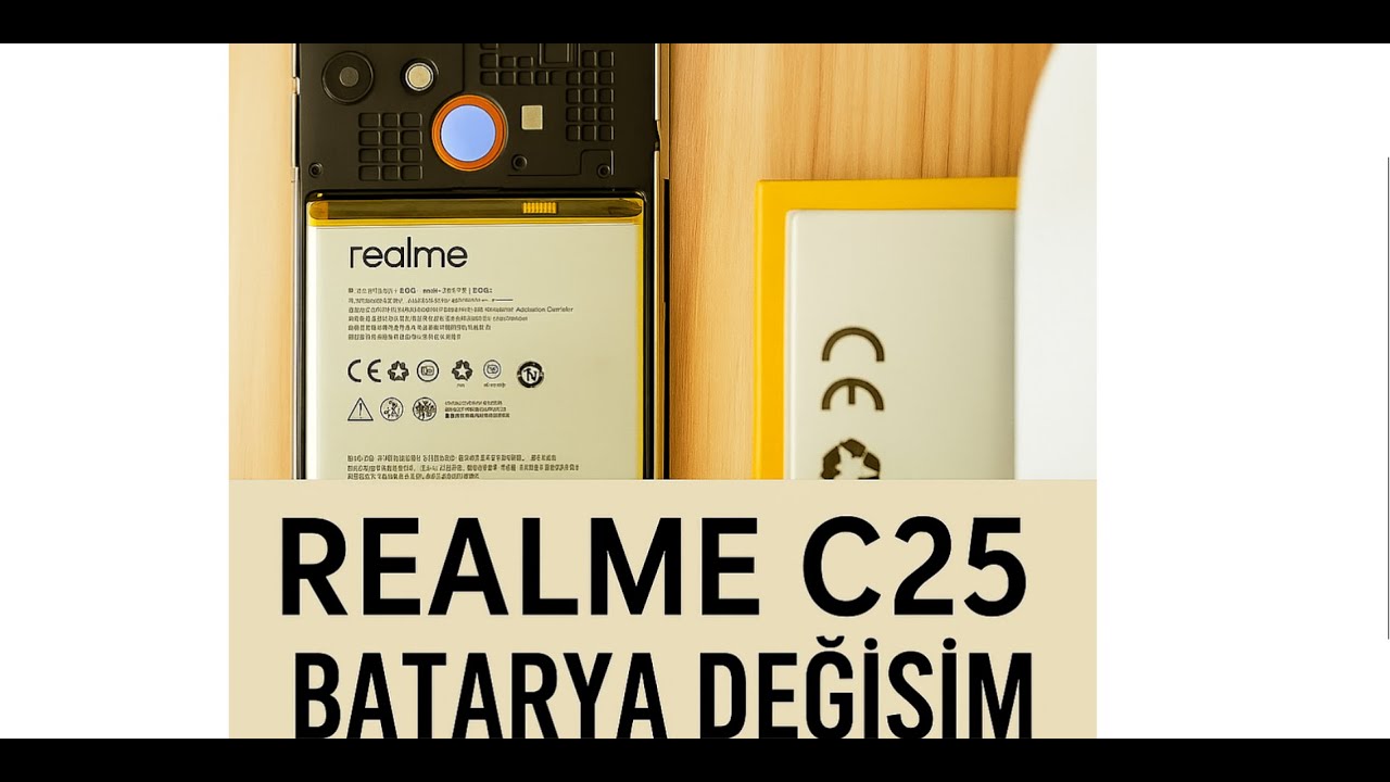 Realme C25 Batarya Değişimi