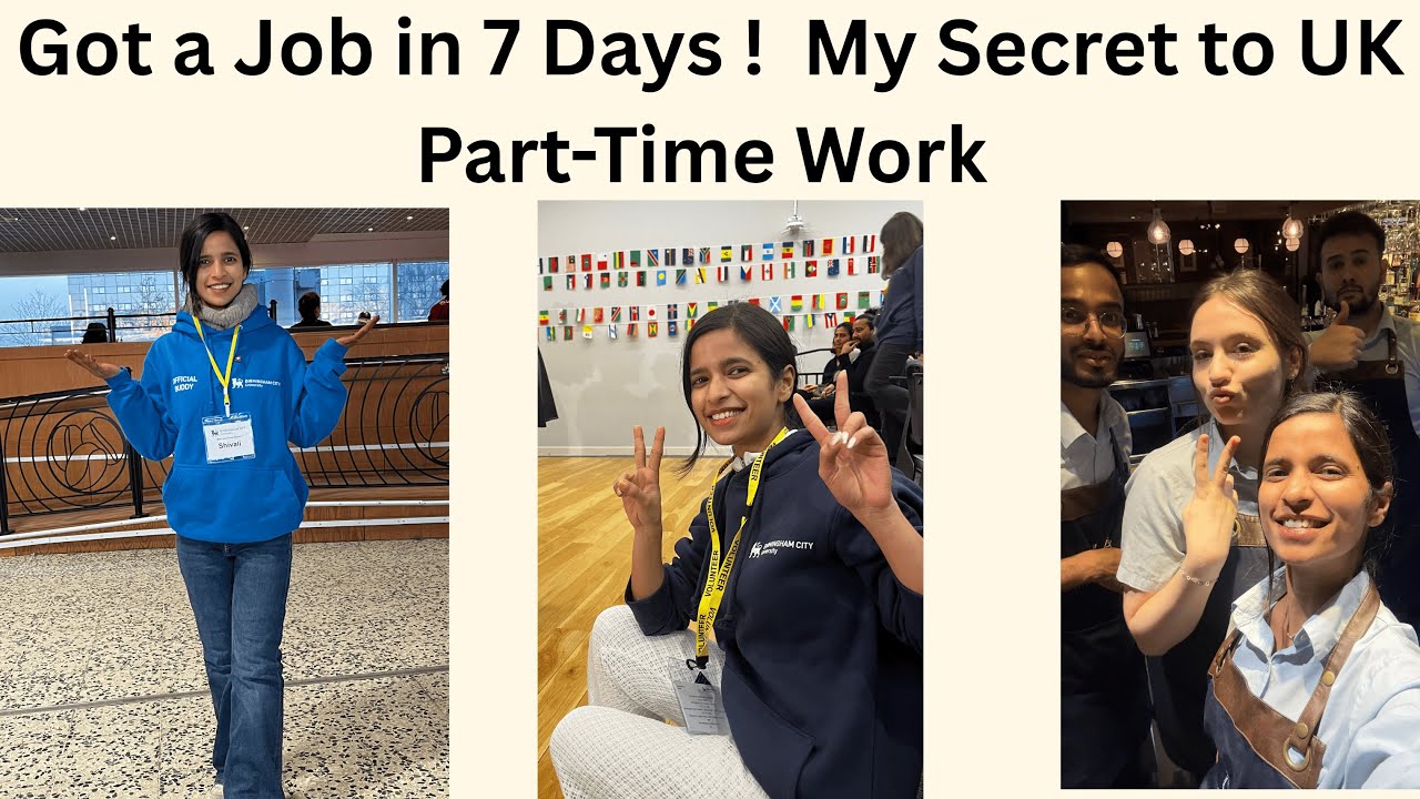 I Got a Part Time Job in UK in 7 Days! Here’s EXACTLY How You Can Too 💼🇬🇧”