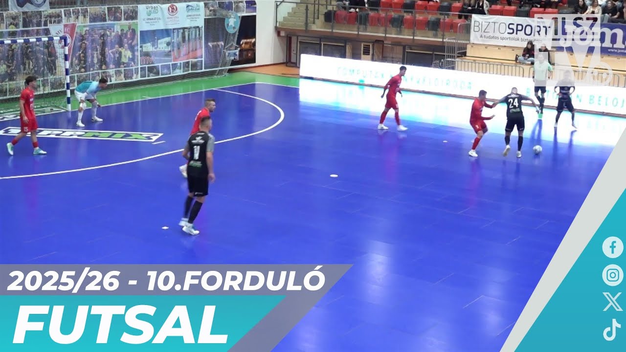 MVFC Berettyóújfalu – Vehir.hu Futsal Veszprém | 3-4 | Férfi Futsal NB I | 10. forduló | MLSZTV
