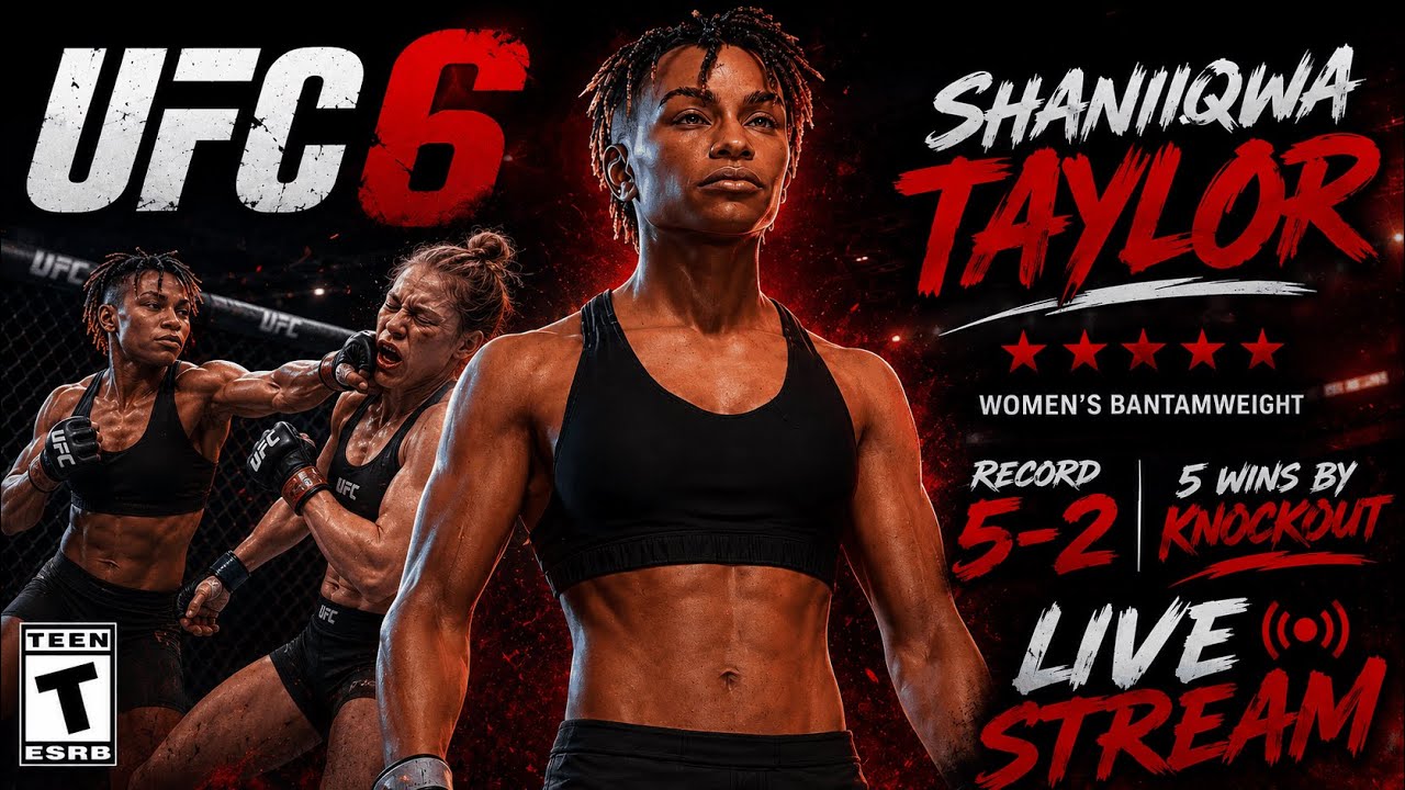UFC 6 LIVE | Shaniqwa Taylor Road to Champion 🥊 15-8 Record, All Wins by KO