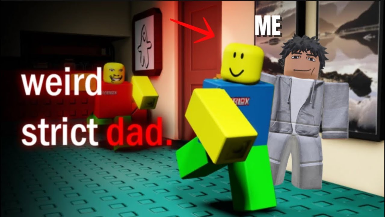 PLAYING WEIRD STRICT DAD ! #roblox #fyp #weird #viral #famous 