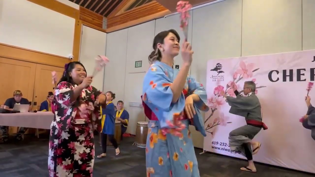 Sakura Ondo, March 10, 2024, Buddhist Temple of San Diego at the Japanese Friendship Garden.