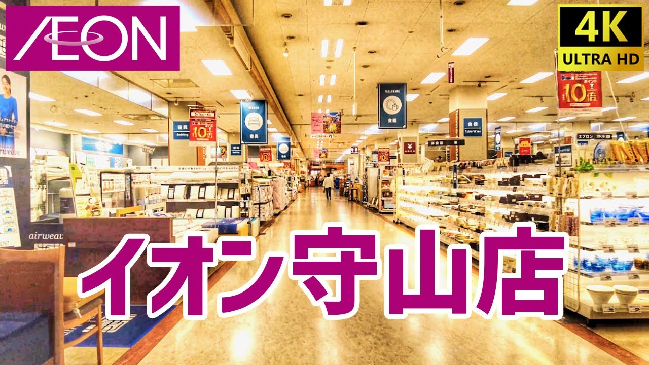 【名古屋市】 イオン守山店を歩く AEON / Shopping Mall Walking Tour / 【愛知県】