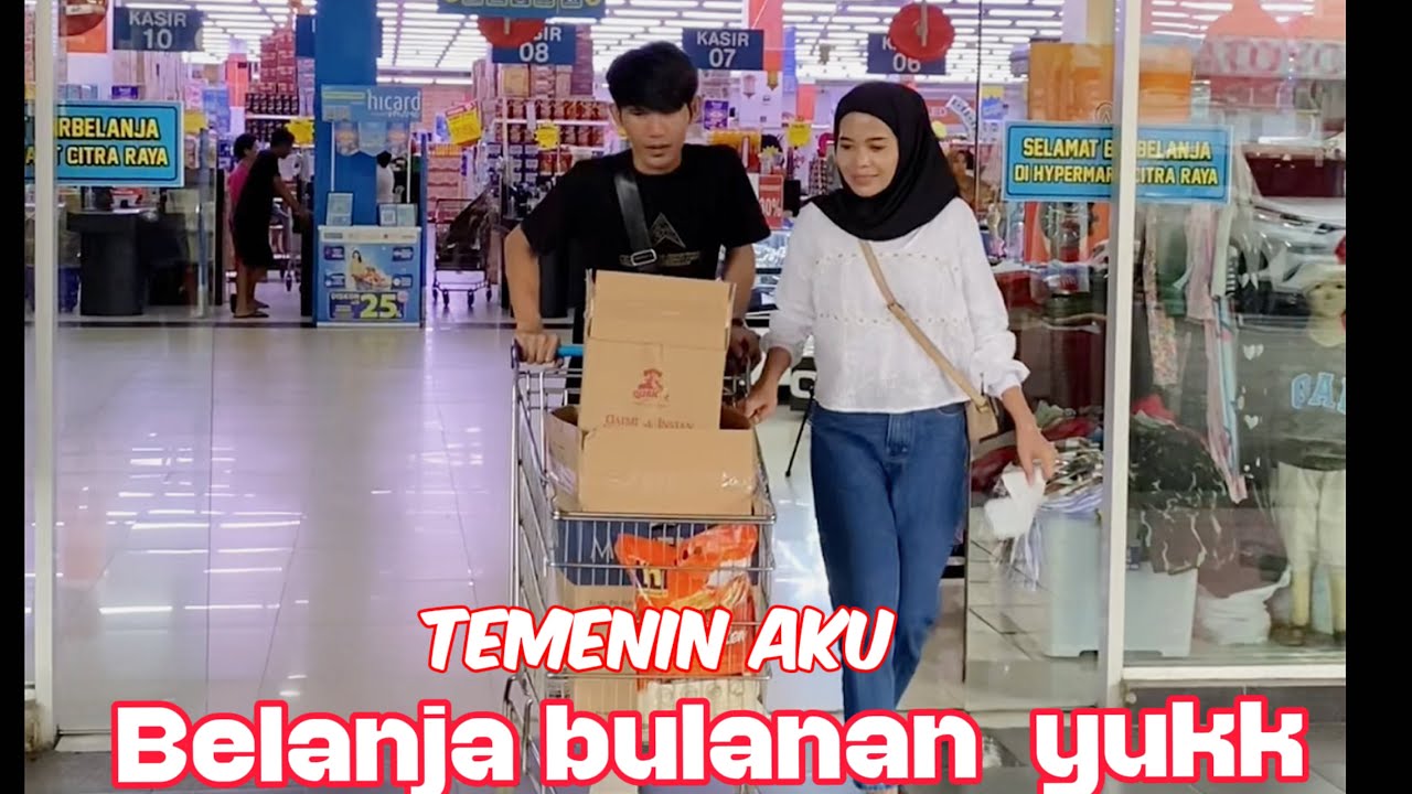 Belanja bulanan untuk persiapan  bulan puasa
