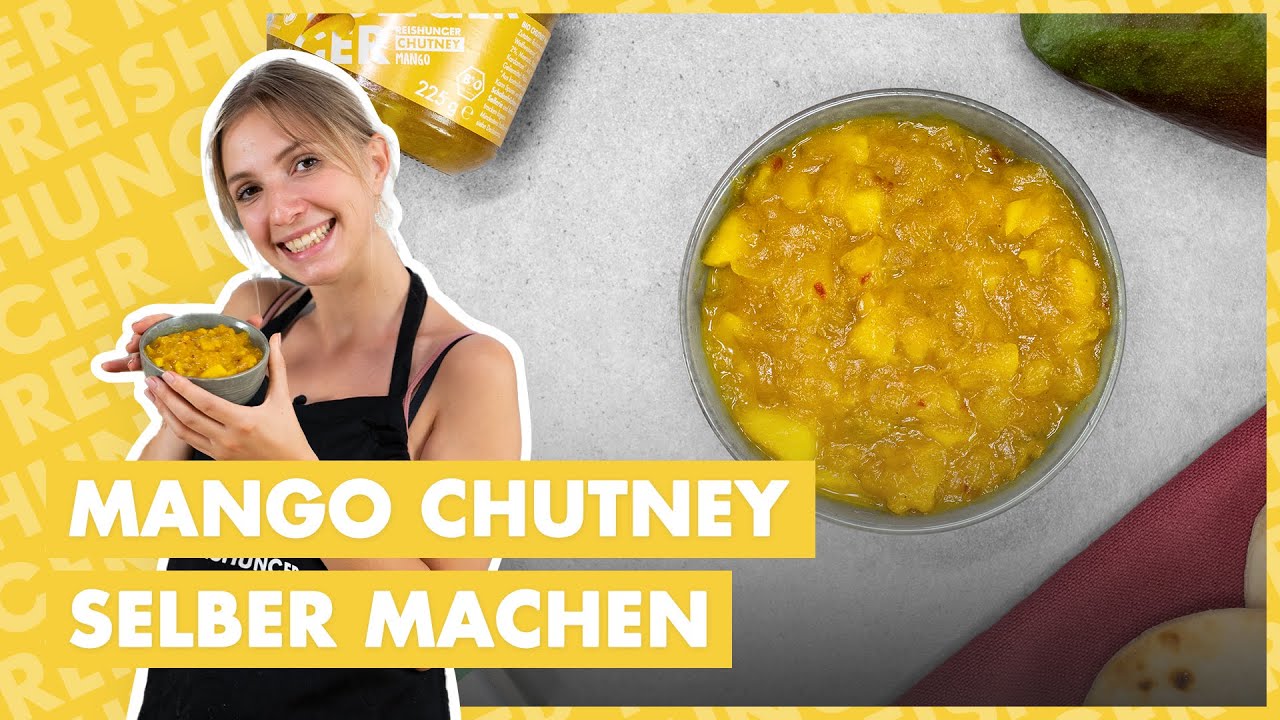 Mango Chutney selber machen // Rezept für indisches Chutney 🥭