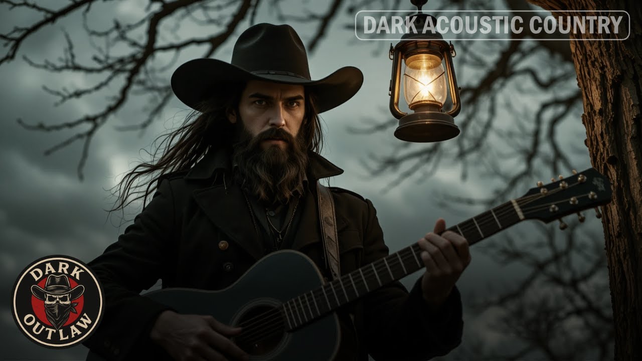 OIL IN MY LAMP - Dark Acoustic Country Faith Music | Dark Outlaw Song (LYRIC VIDEO)