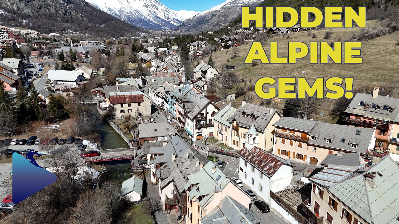Serre Chevalier drive(4K France): Villeneuve, La Salle les Alpes, Le Monêtier les Bains, Chantemerle