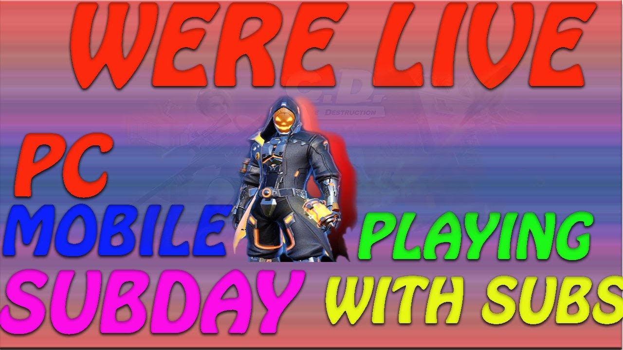 Creative Destruction Live GamePlay With Subs (FACECAM)