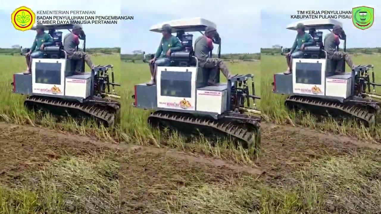 Percepatan Olah Tanah Dengan Rotavator, Pulang Pisau Jaya #brigadepangan #kementan #bppsdmp