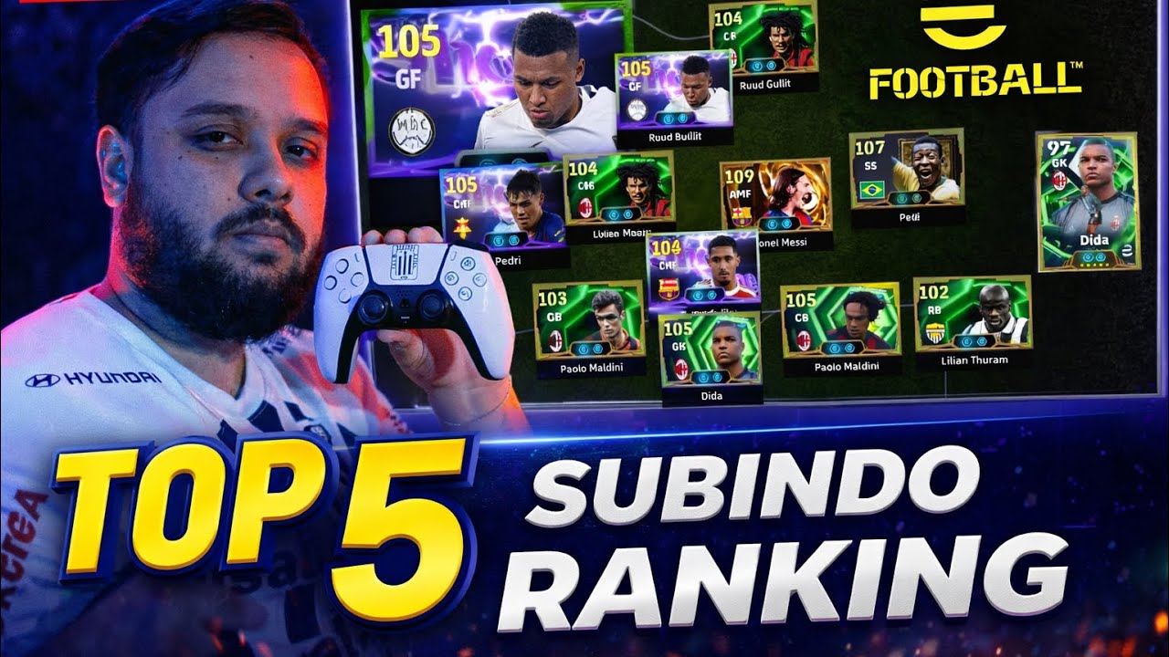 eFootball 2026 - TOP 5 / SUBINDO RANKING