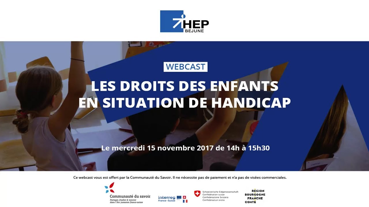 Les droits des enfants en situation de handicap · HEP-BEJUNE