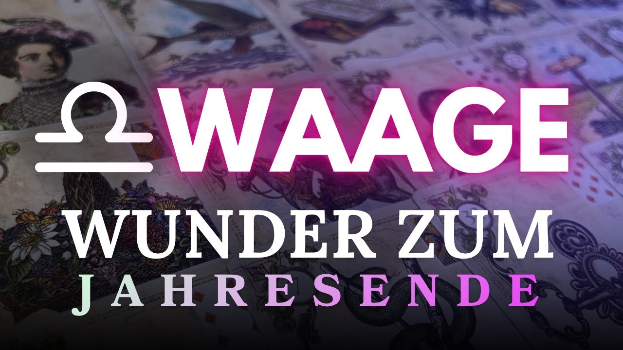 Waage: Es passiert! Alles wird sich in einem Augenblick ändern! | Tarot Kartenlegen