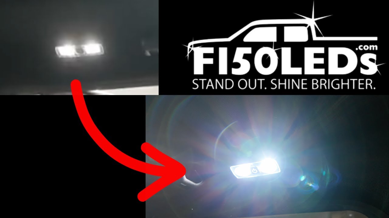 INSANE Brightness Upgrade! How to Install F150LEDs Cree Interior Dome Light Kit in Your Ford F-150