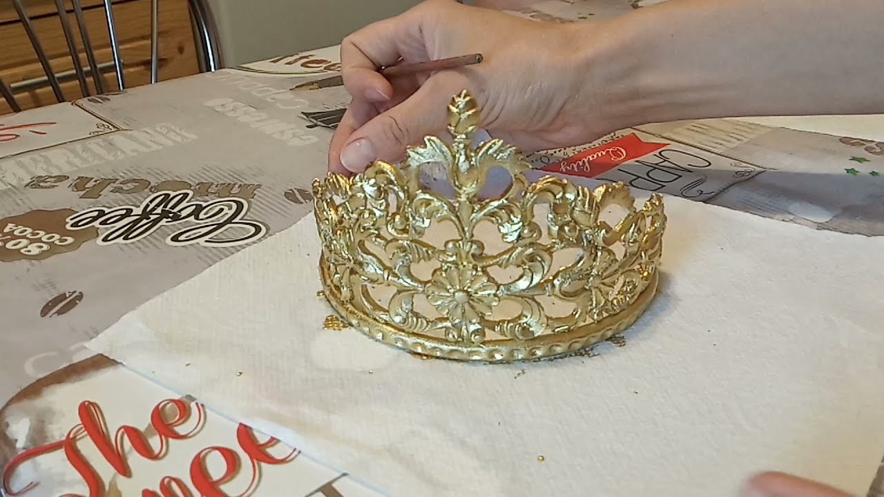 Диадема из мастики👑